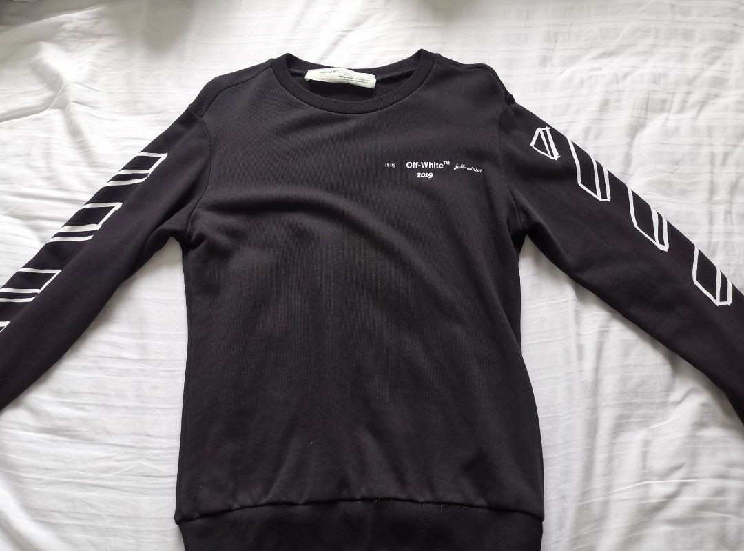Off White fall winter 2019 sweat shirt Men s Fashion Tops Sets