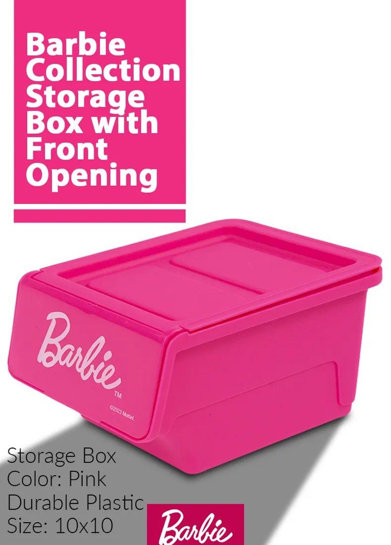 Barbie Collection Storage Box with Front Opening