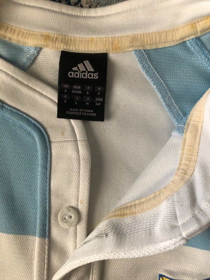 Original 2006 Rare Argentina Rugby Union Adidas Jersey