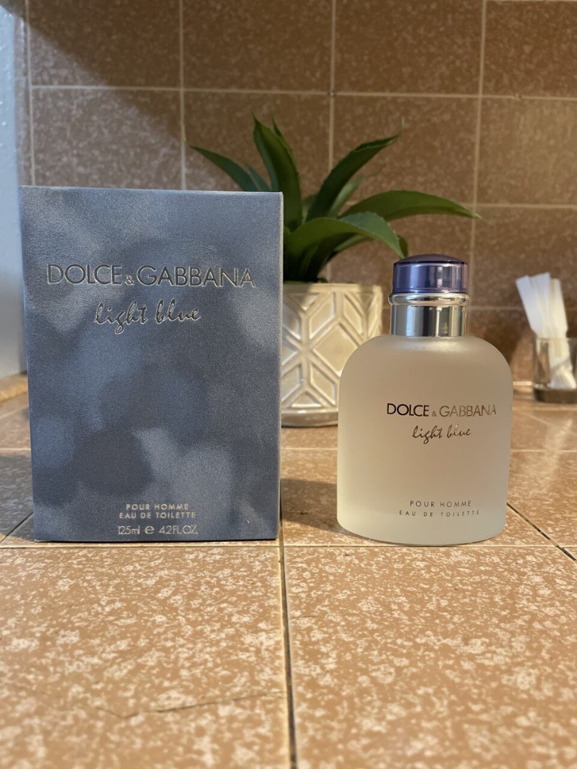 ORIGINAL REJECTED PERFUME Dolce & gabbana Light Blue Pour Homme EDT 125ml,  Beauty & Personal Care, Fragrance & Deodorants on Carousell