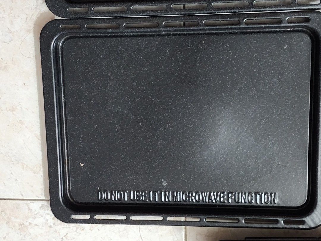 Oven trays (Panasonic NNCF874) 6 units, TV & Home Appliances, Kitchen