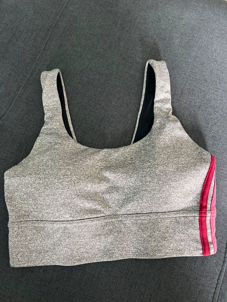 Sport bra, Grey, Woman