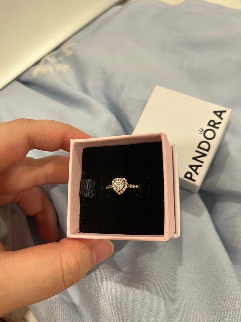 Pandora rose sales heart ring