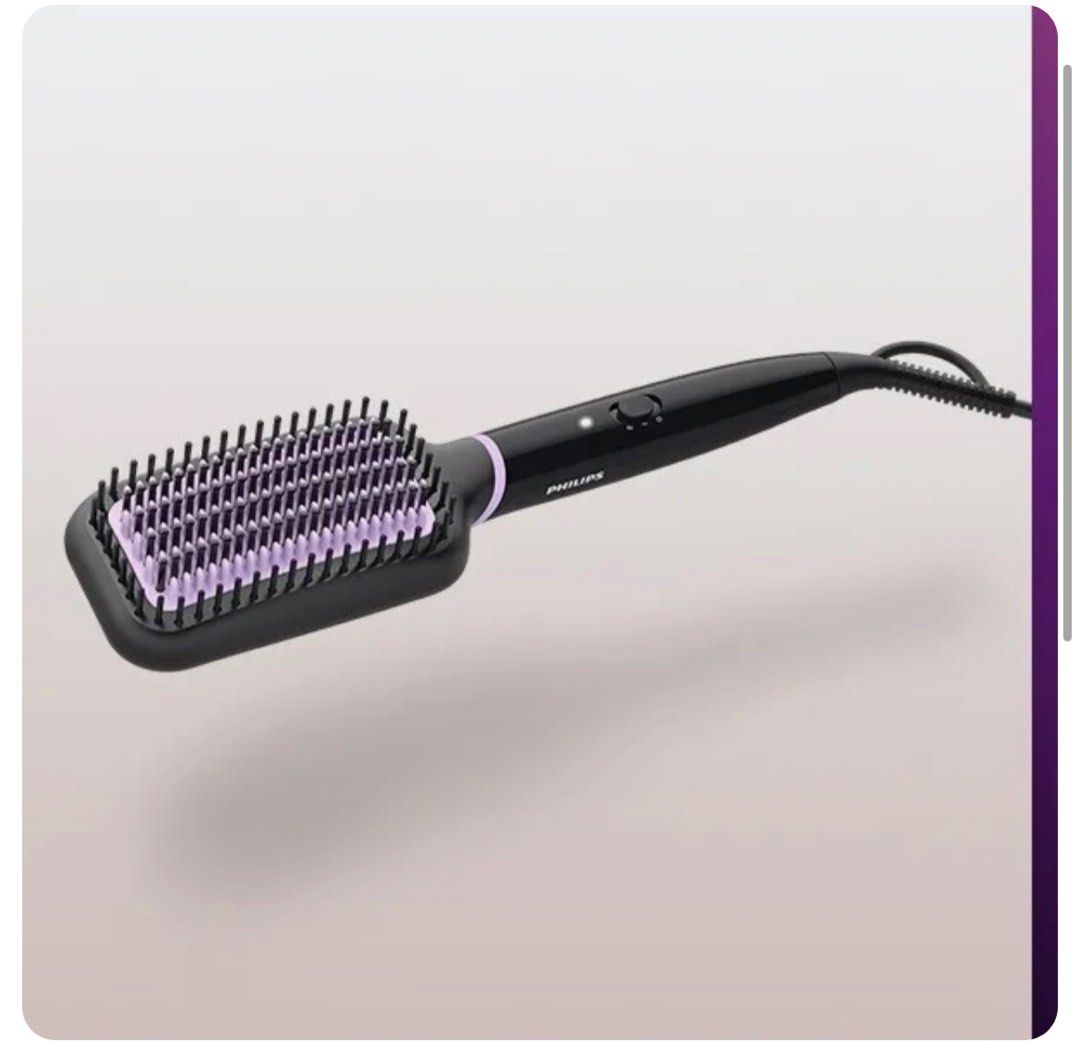 Philips StyleCare Essential Hair Straightener Brush (BHH880), Beauty ...