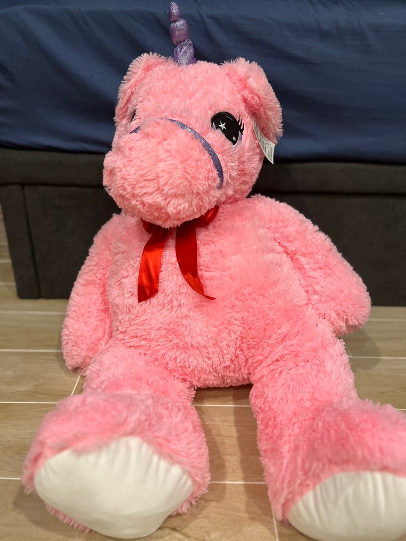 Giant unicorn on sale teddy b&m