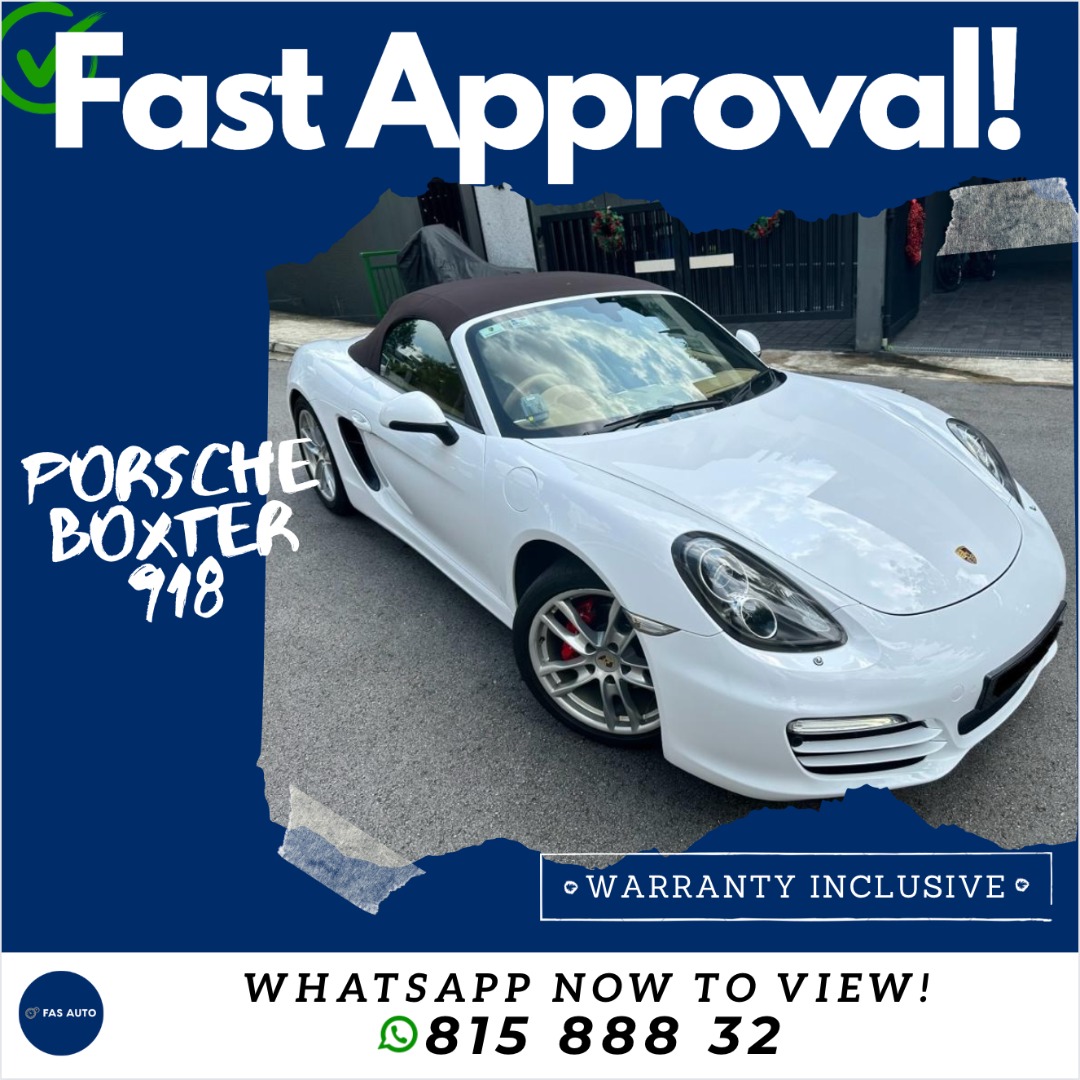 Porsche Boxster PDK 2.7 (A), Cars, Used Cars on Carousell