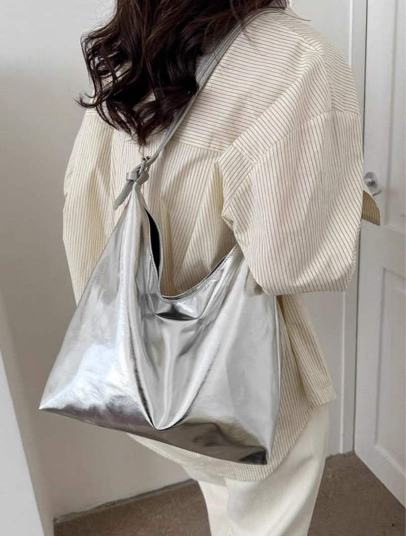Cheap on sale silver bag