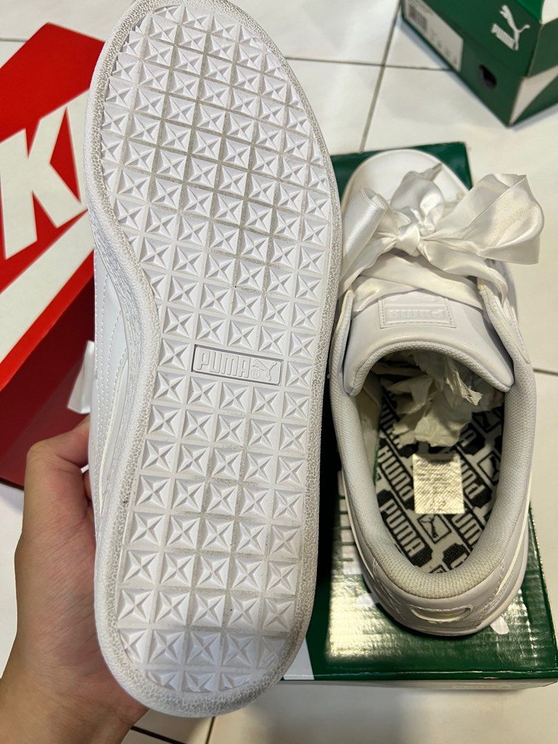 PUMA BASKET HEART SNEAKER Women s Fashion Footwear Sneakers on Carousell
