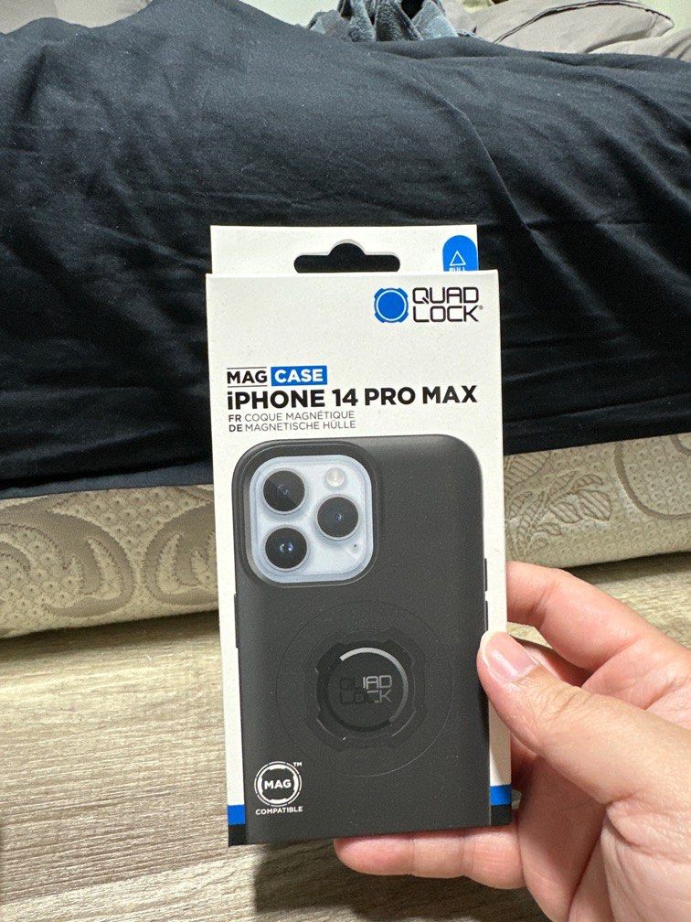QUAD LOCK IPhone 14 Pro Max mag case, Mobile Phones & Gadgets, Mobile