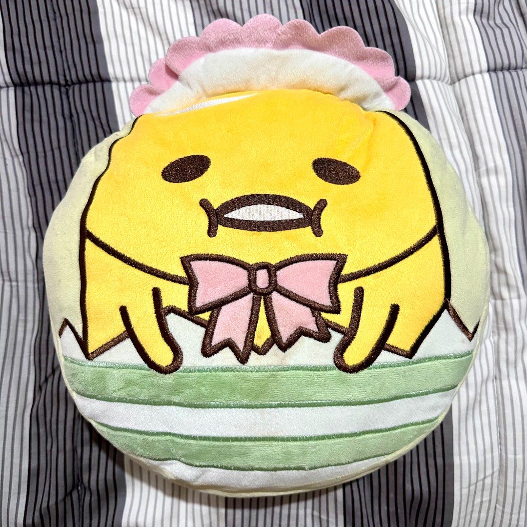 [RARE] Sanrio Gudetama 4Face Family Pillow, Hobbies & Toys, Toys & Games on Carousell
