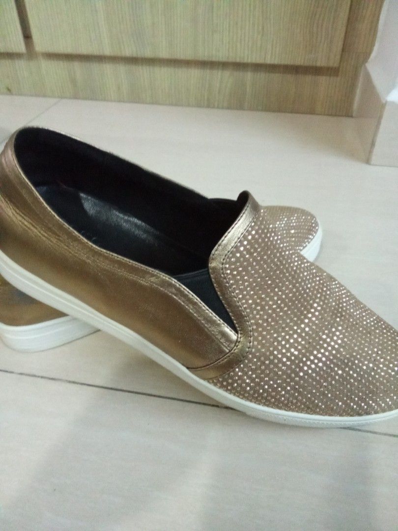Red and silver loafers hot sale