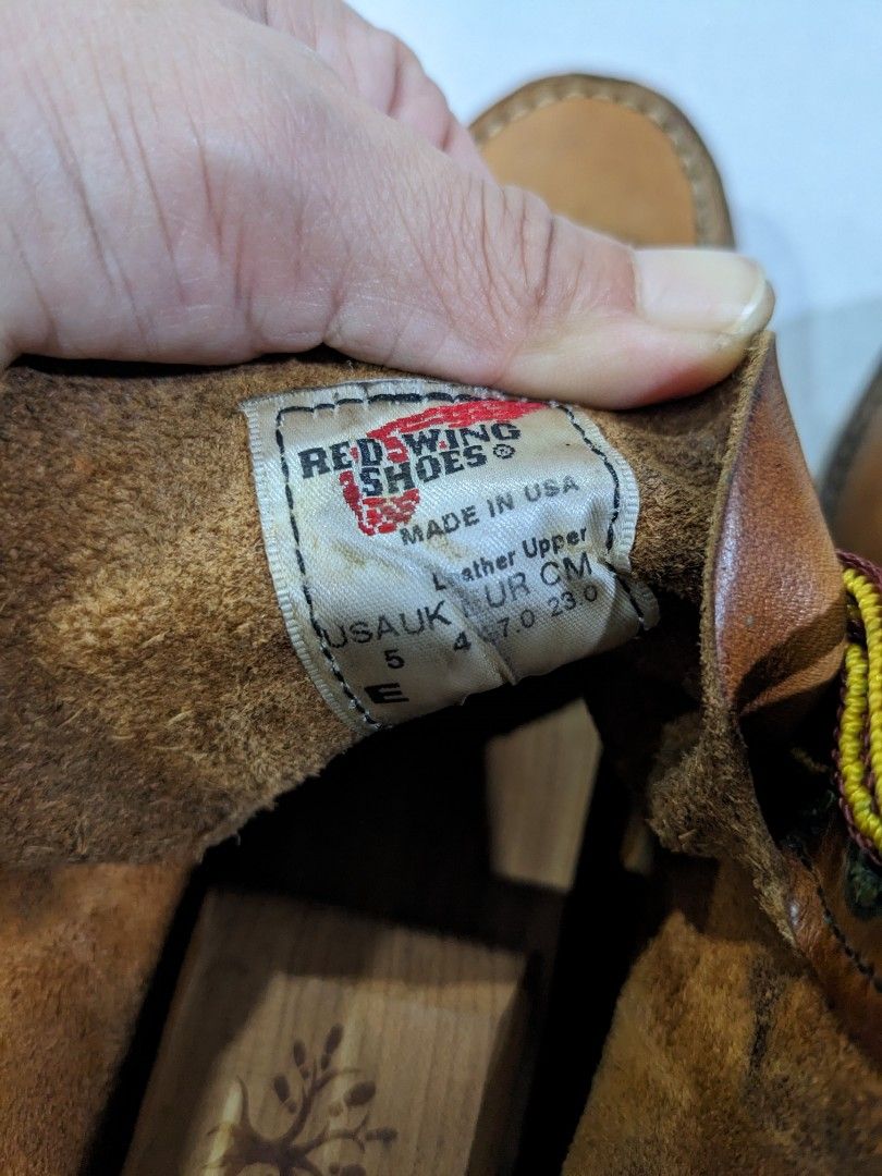 Red wing leather upper discount