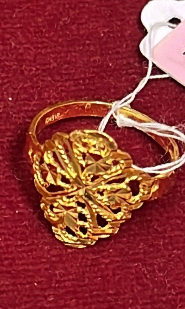 Branch (3) 18 karat ring, weight 1.35 grams - مصاغات الأربش للذهب بالسعودية  قسم المتجر الإلكتروني