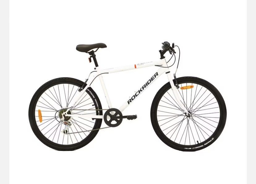 Rockrider St 30 26inch 6 speed Mountain Bike White Cycling Bicycle