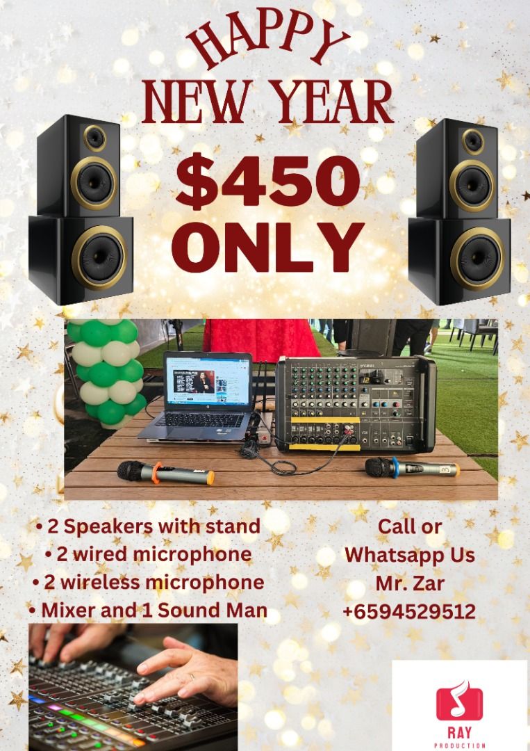 ROM/ Wedding Package / Baby shower/ Solemnization / Microphones / Malay