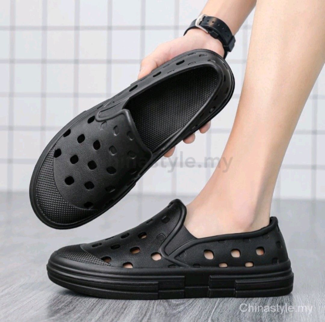 Rubber sales shoes sandals