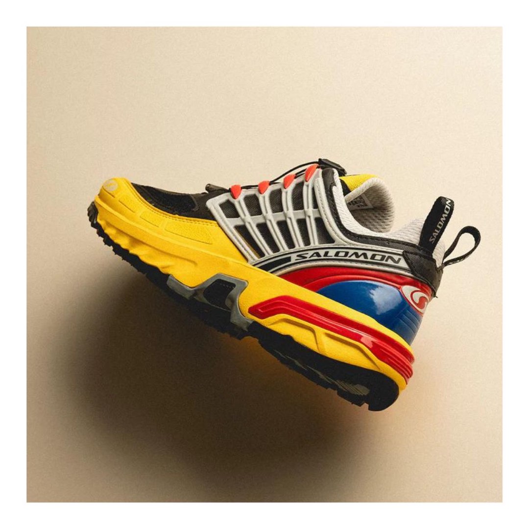 Salomon Men's Acs Pro 'Black Lemon High Risk Red'