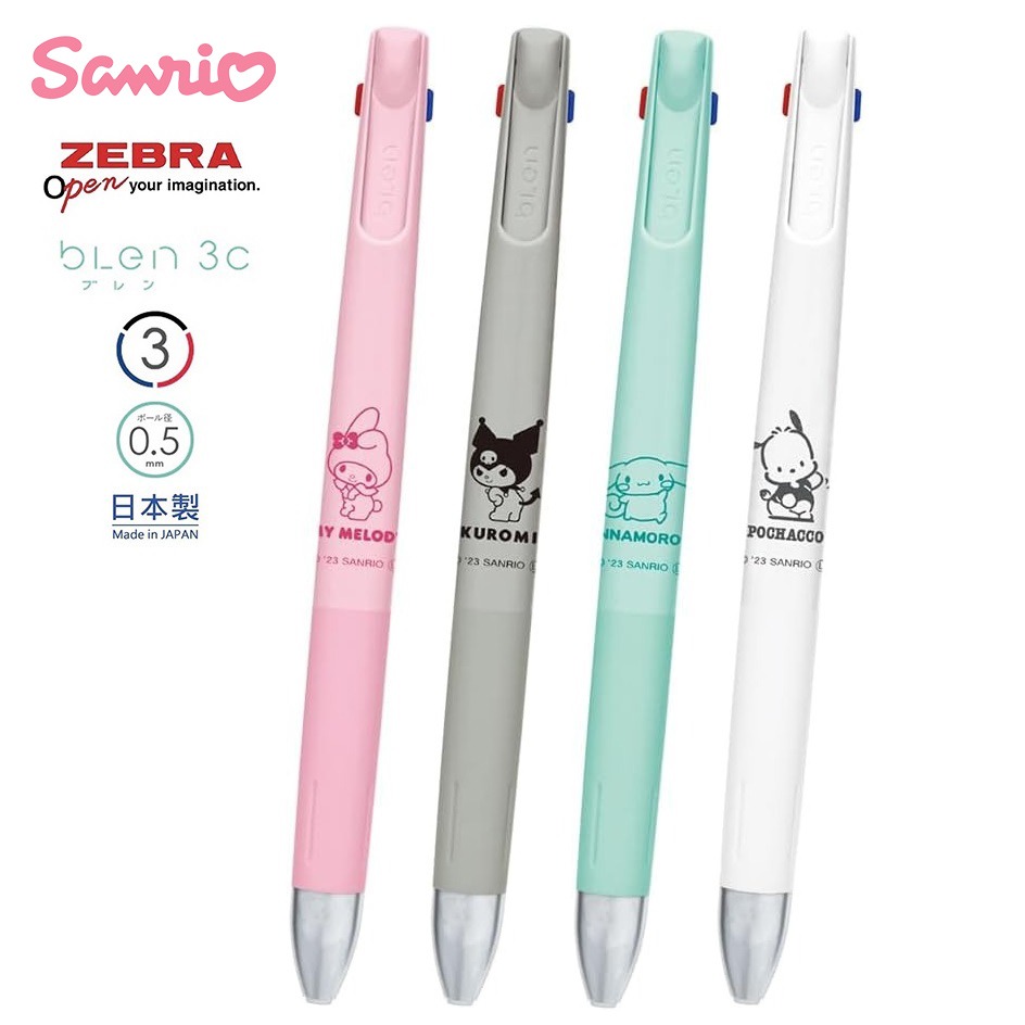 Japan Sanrio bLen 2+S Multi Color Pen & Mechanical Pencil - Pochacco