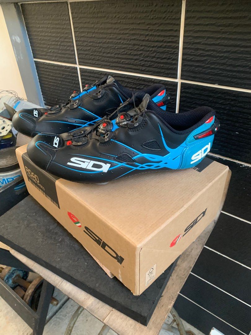 Sidi Cycling Shoes (Category: Bicycles) located in Manila. Submitted by rufino65 (Listing ID 1276492727, Image 1). Description: Sidi Shot cycling shoes. Size 44. Zero issues. Very minimal scratches. Rare color. Seldom used. Negotiable. .