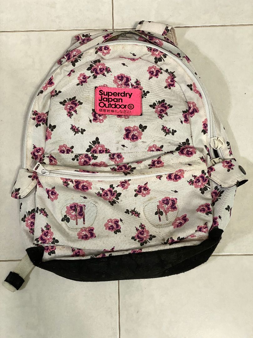 Superdry backpack floral on sale