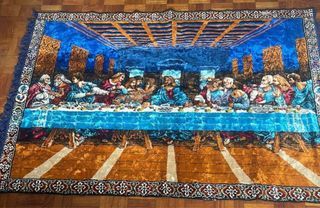 The Last Supper: Persian Handwoven rug made in Turkey