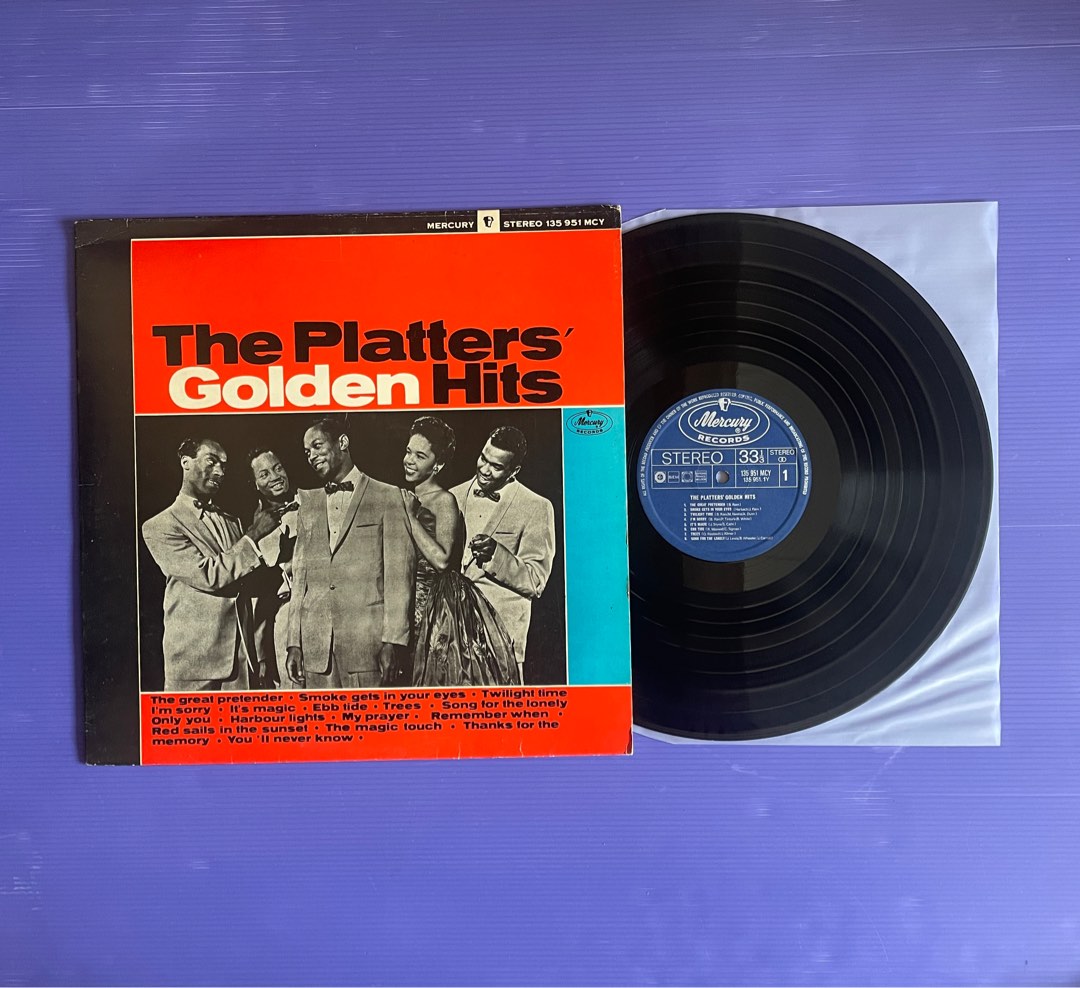 The Platters Golden Hits Album Piring Hitam, Hobbies & Toys, Music