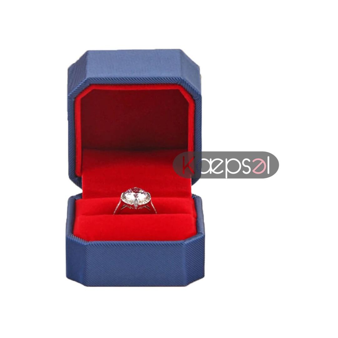 Red and discount blue ring