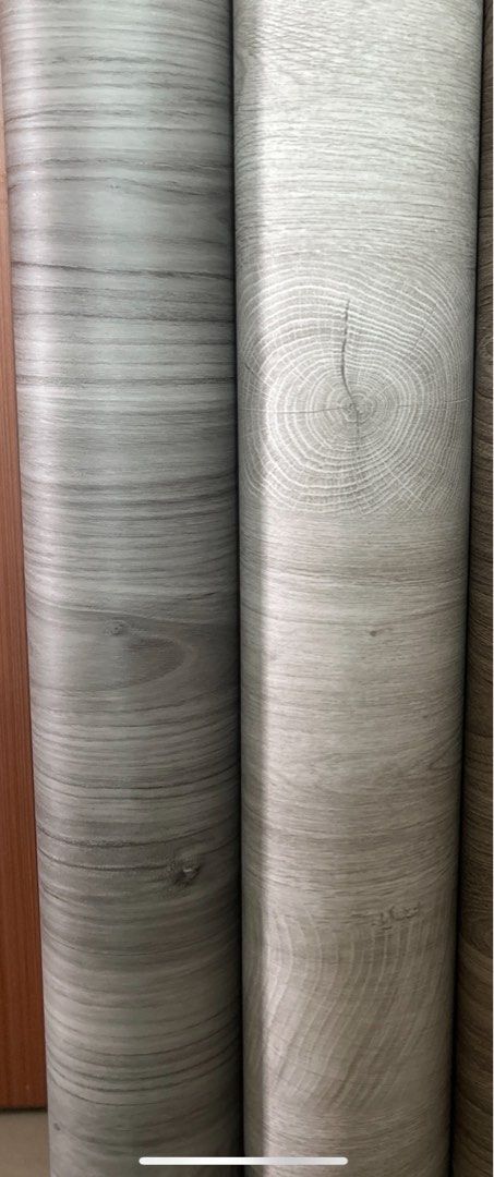 Thick 60cm / 75cm / 90cm Width Wood Grain PVC Stickers Wallpaper Decal ...