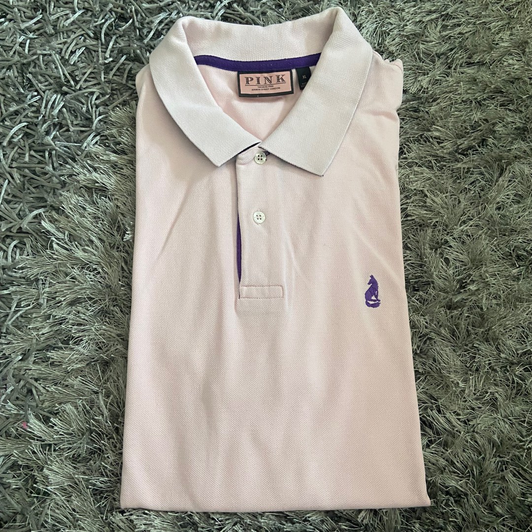 Thomas pink polo shirts hot sale