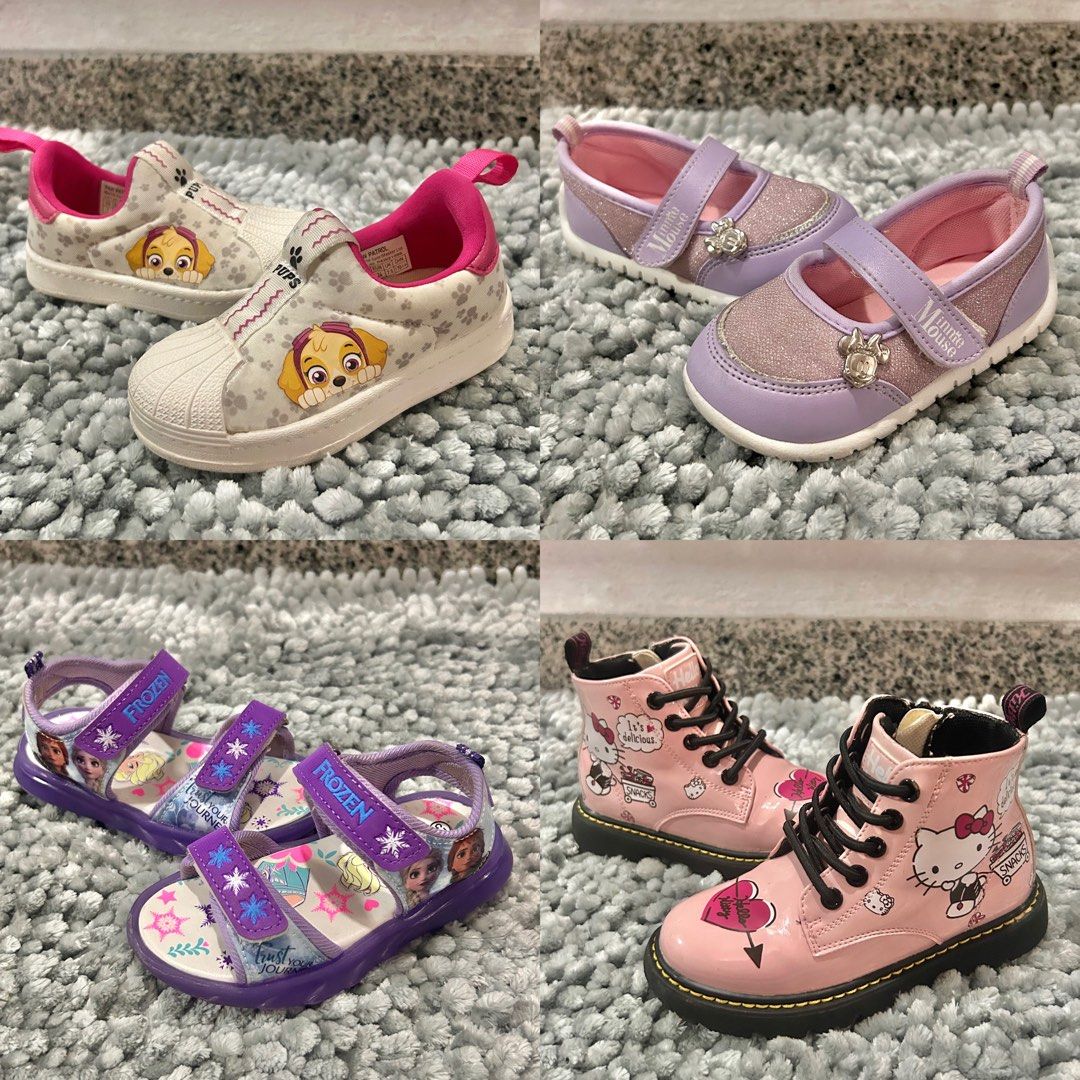 Toddler Girl Shoes Clearance Paw Patrol Disney Frozen Hello Kitty