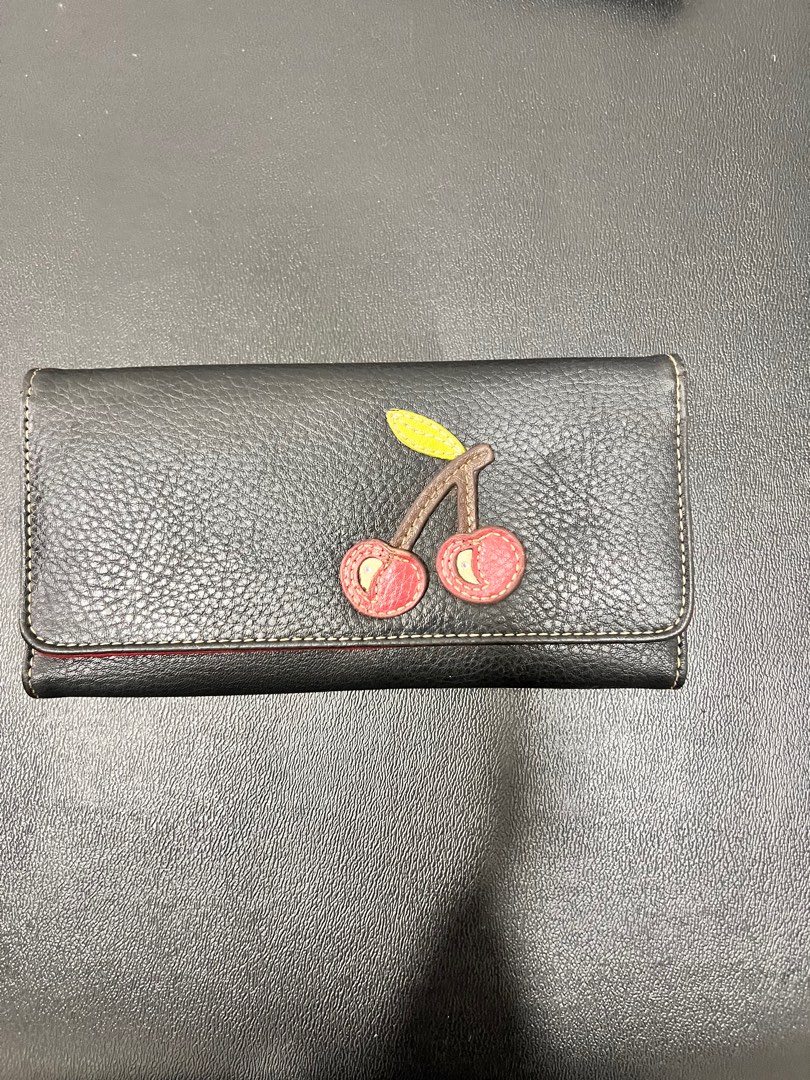 Tommy Hilfiger Cherry Leather Purse Women s Fashion Bags