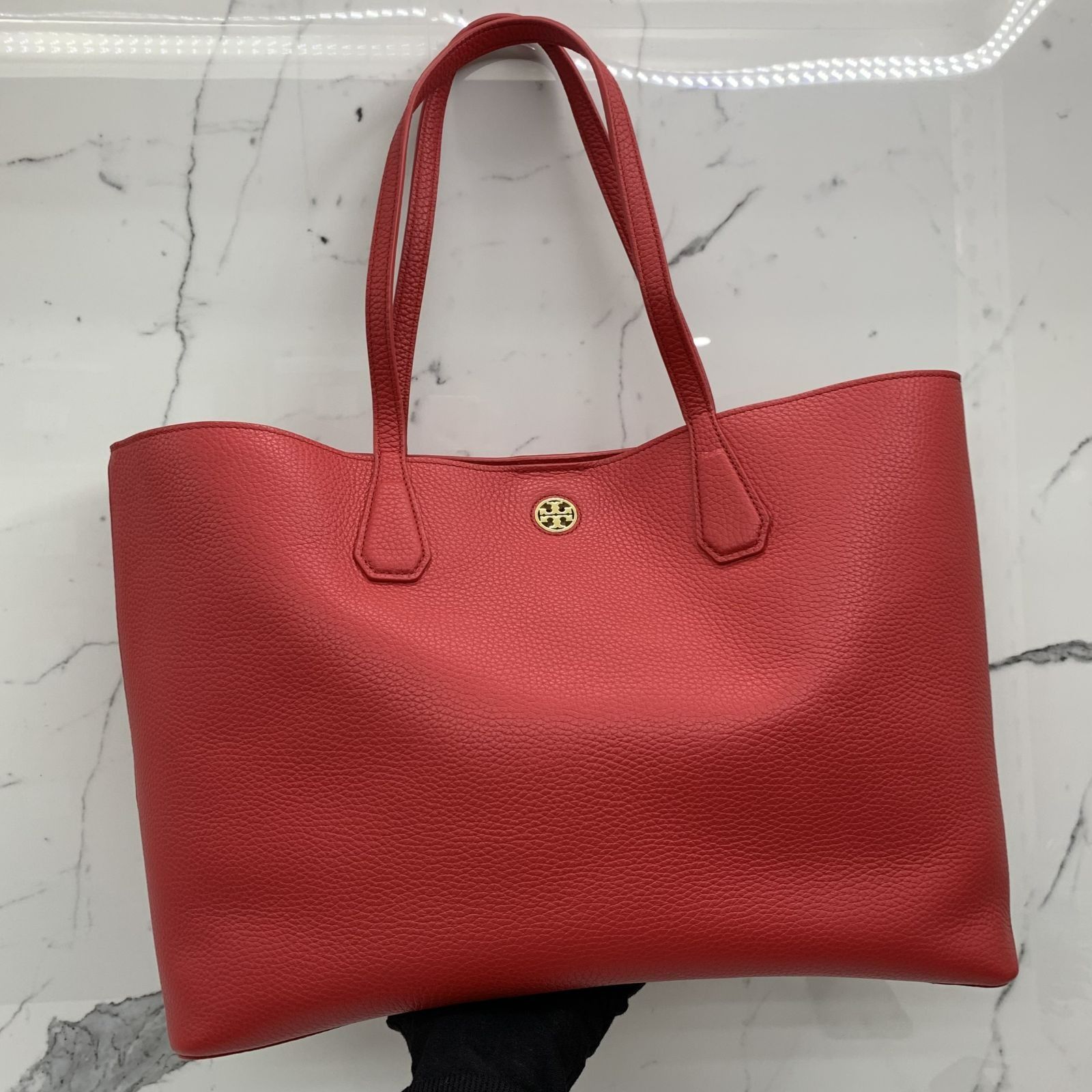 TORY BURCH RED BRODY TOTE BAG 237039749 TI