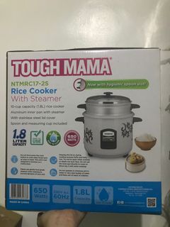 Tough Mama Rice Cooker 1.8L With Steamer