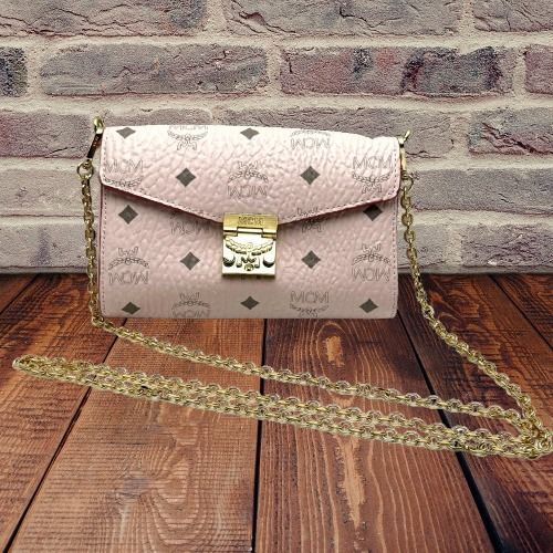Mcm rose new arrivals gold crossbody