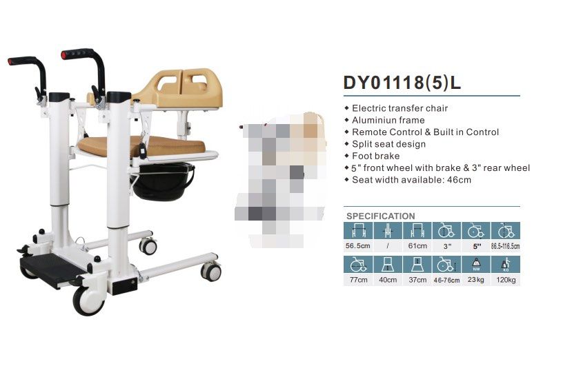 Transfer, support chair hydraulic, Health & Nutrition, Braces, Support ...