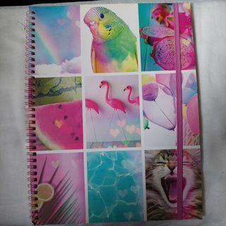 Typo Pink Notebook