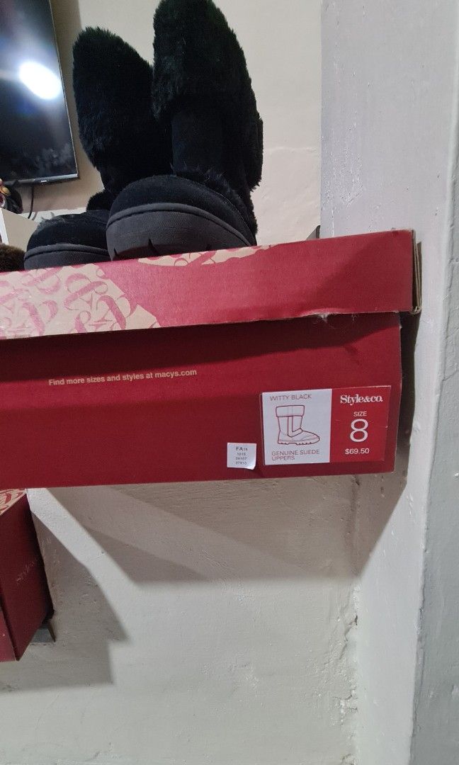 UGG inspired boots black (Category: Shoe inserts) located in Imus. Submitted by hellobias (Listing ID 1276547055, Image 3). Description: selling this since never been used. you can message me if you want more photo of this item the shoes is size 8.