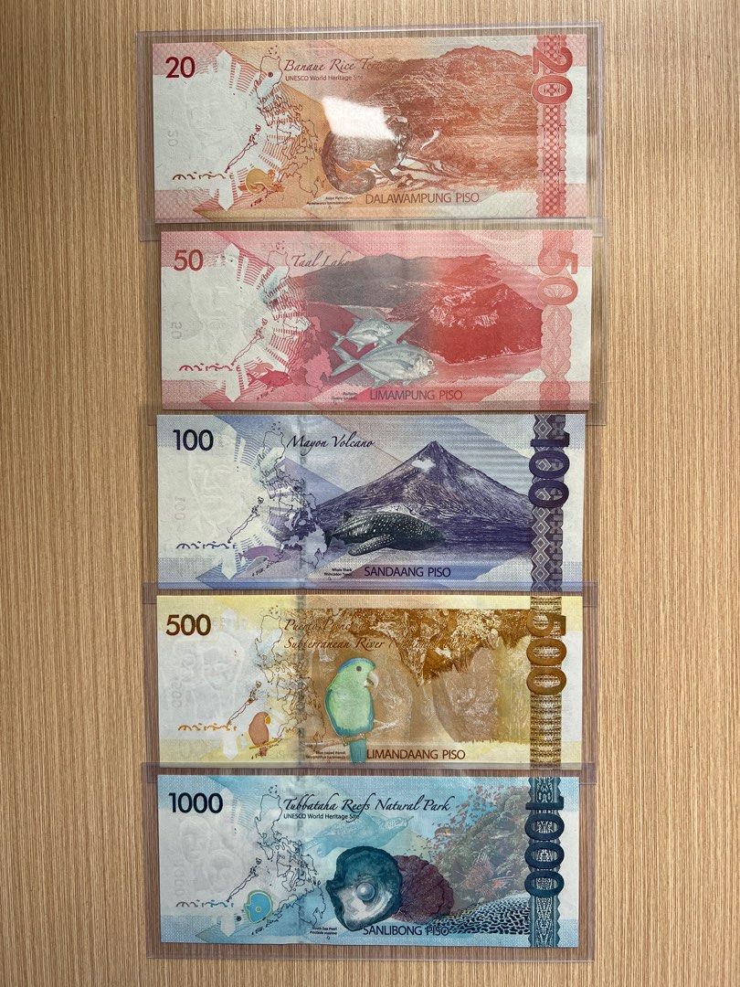 熱搶UNC菲律賓5色紙888888一套, 興趣及遊戲, 收藏品及紀念品, 錢幣- Carousell