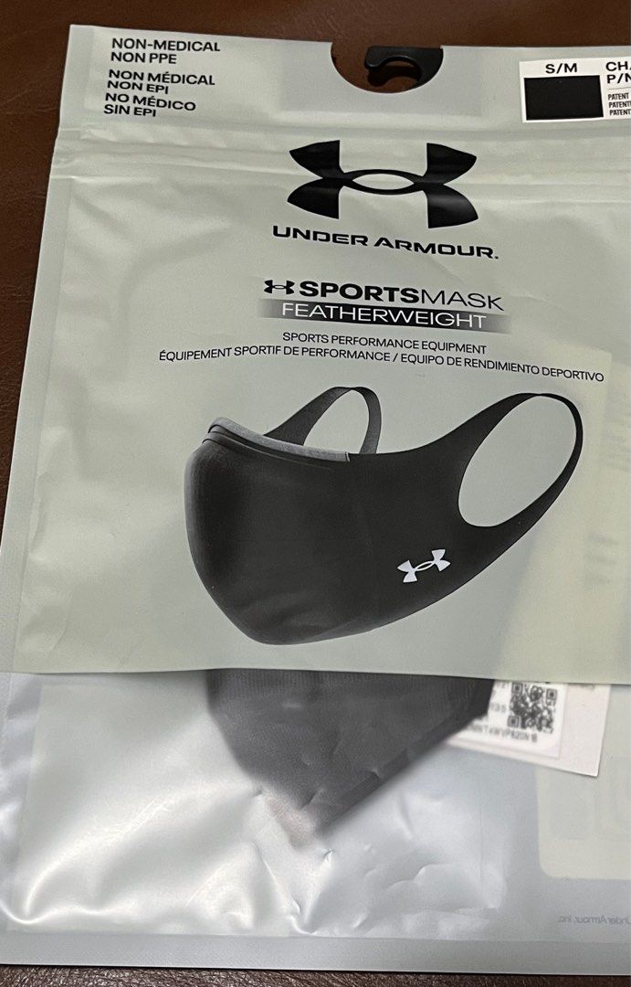 Under Armour Mask Featherweight, Health & Nutrition, Face Masks & Face