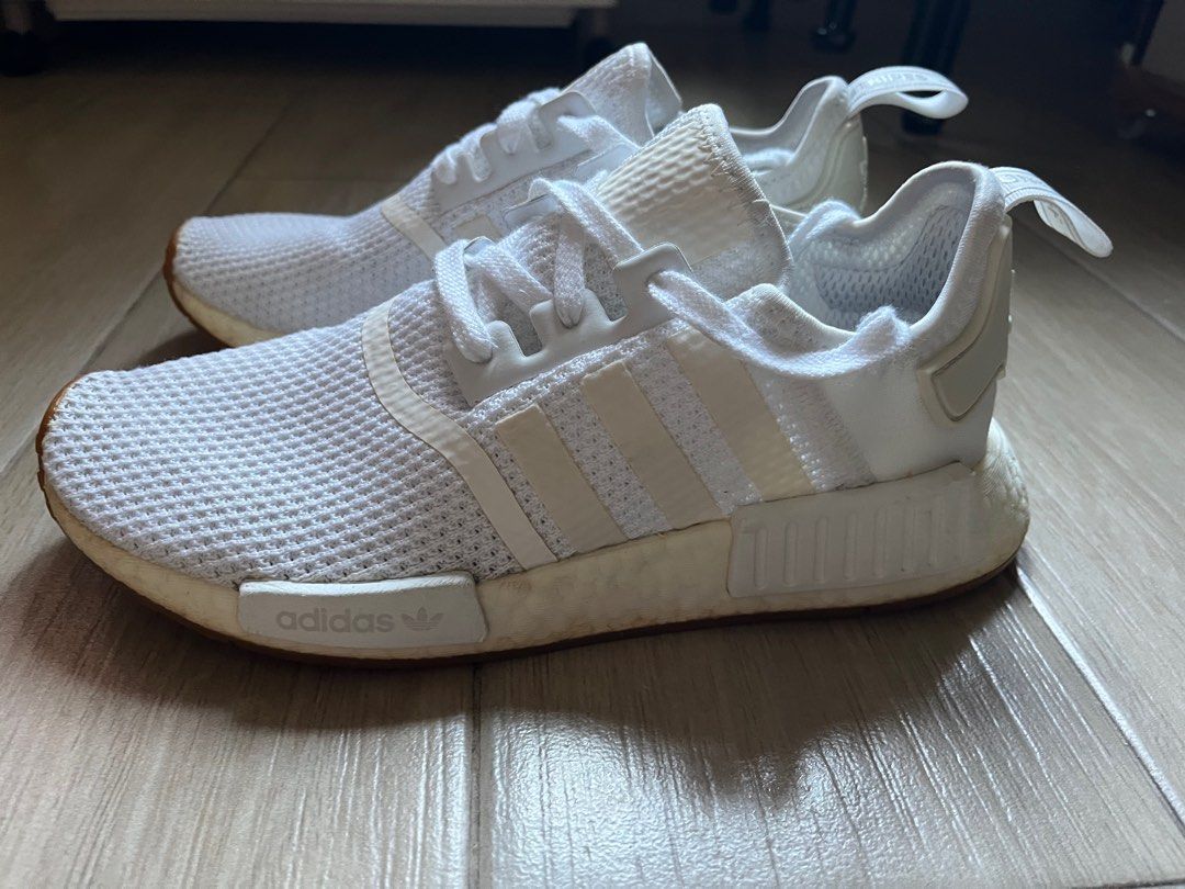 Adidas nmd white and gray online