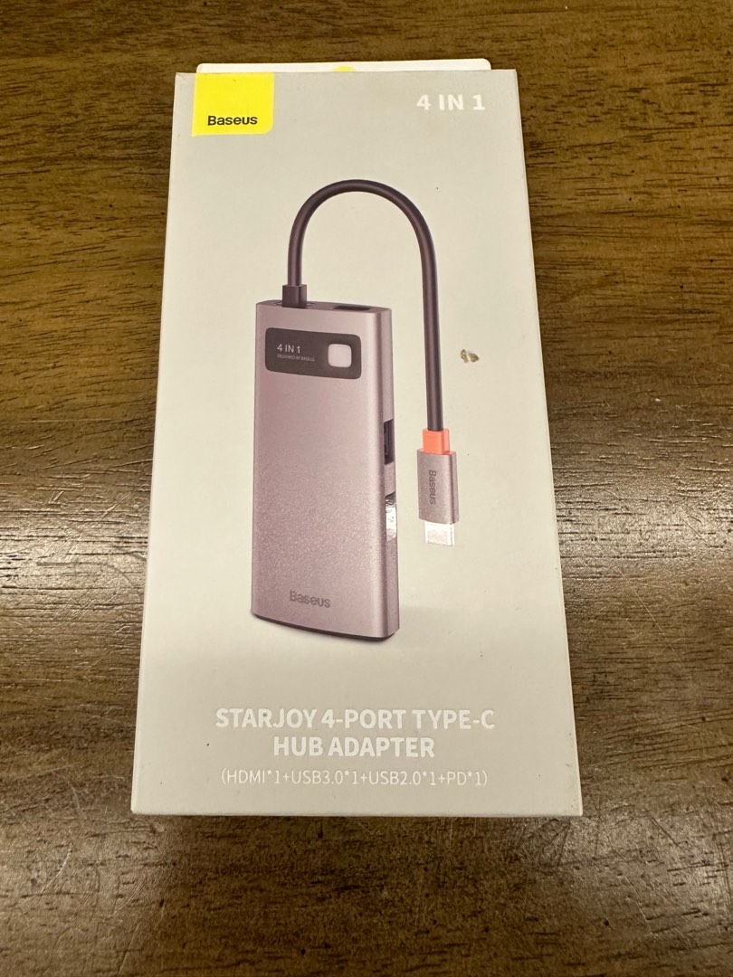 Baseus 4-in-1 USB C hub for sale, Computers & Tech, Parts & Accessories ...