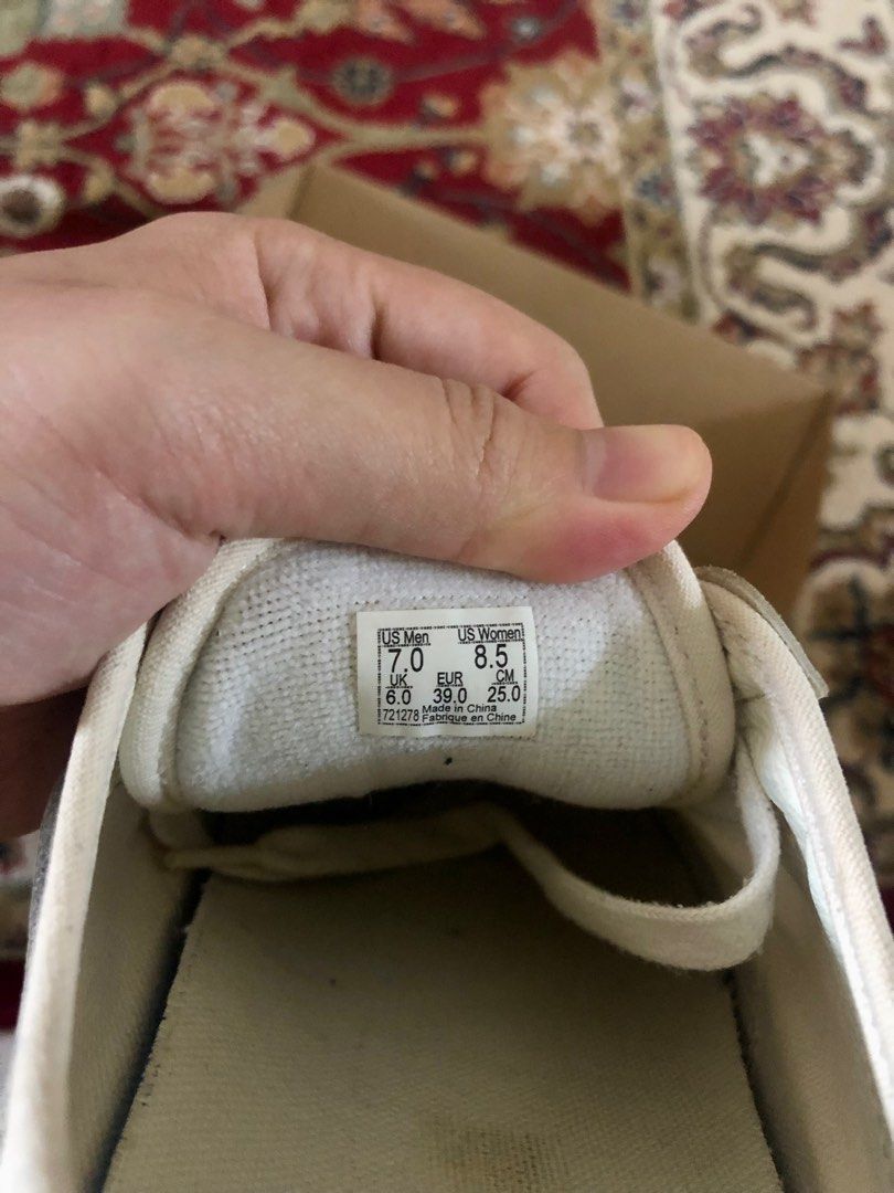 Size tag clearance vans original
