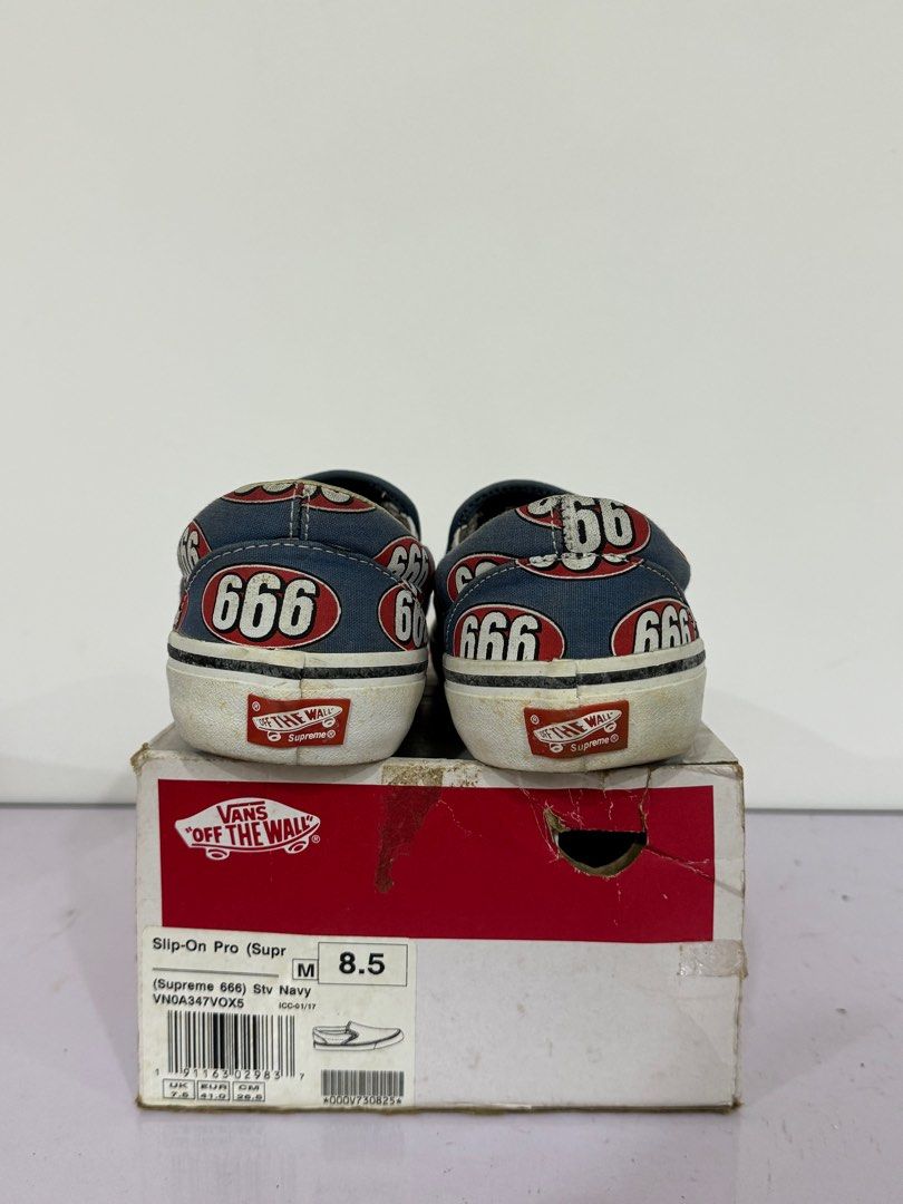 Supreme vans 666 outlet price