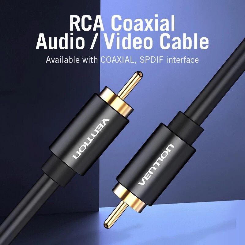 Câble coaxial RCA, 1.5m, m/m