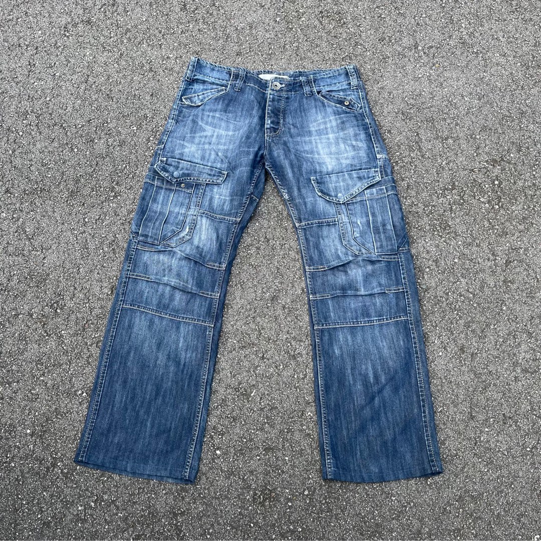 Retro faded men's jeans