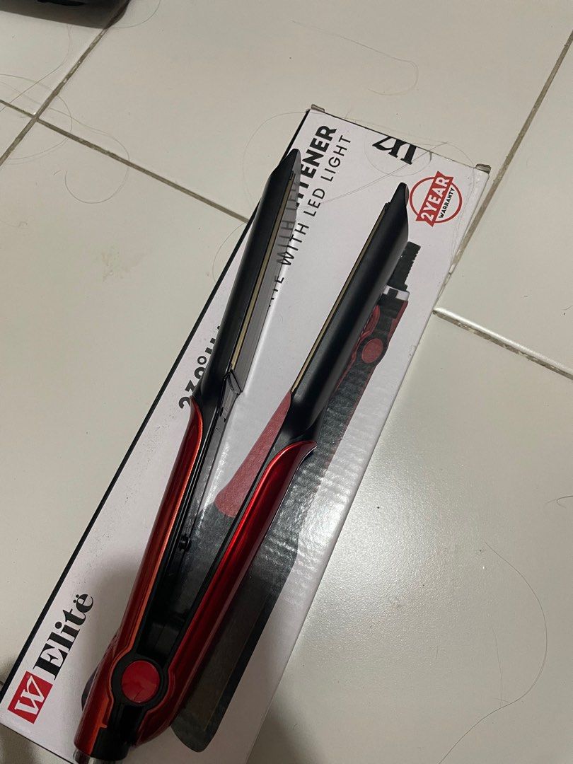 W Elite hair straightener, Beauty & Personal Care, Hair on Carousell