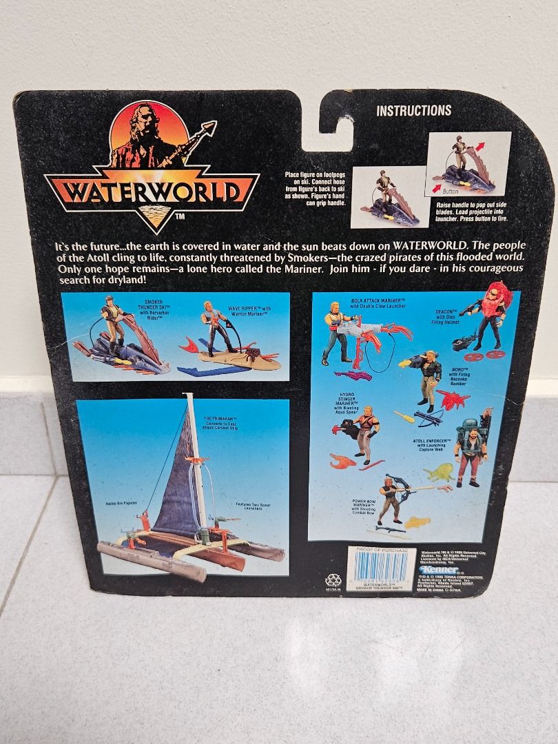 WATERWORLD Vintage Movie Action Figures (1995), Hobbies & Toys