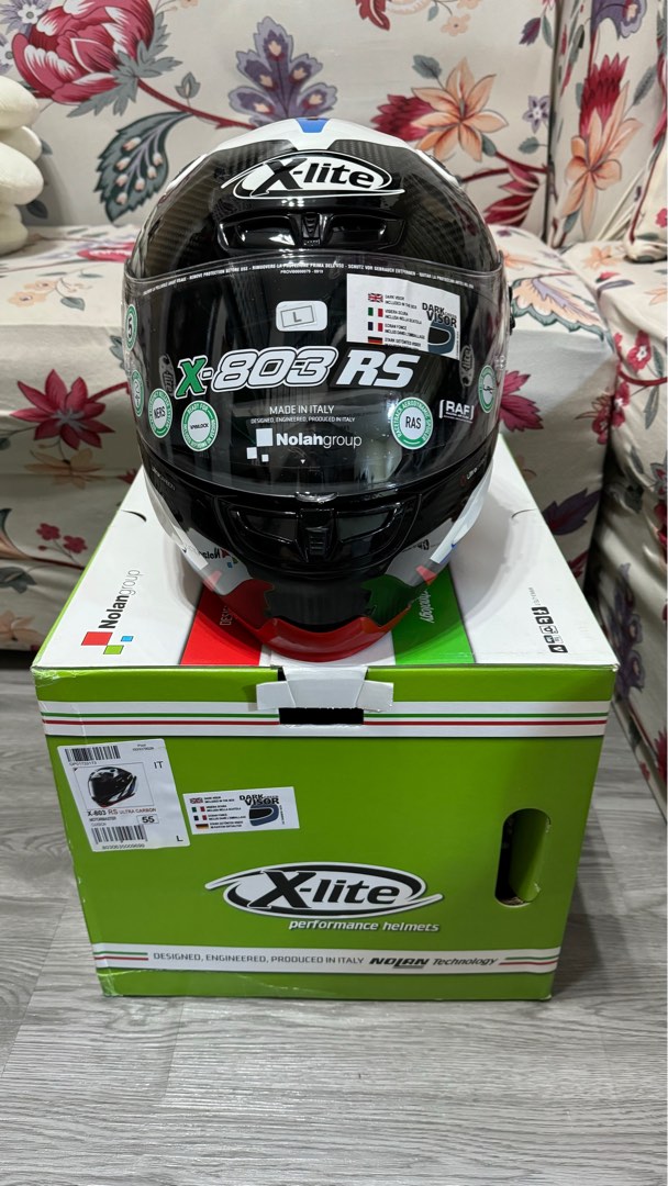 XLITE Helmet X803 RS Ultra Carbon, Motorbikes, Motorbike Parts & Accessories, Helmets and