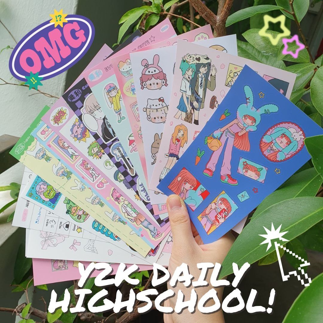 aesthetic cute bujo stickers journalling, Hobbies & Toys, Stationery &  Craft, Stationery & School Supplies on Carousell