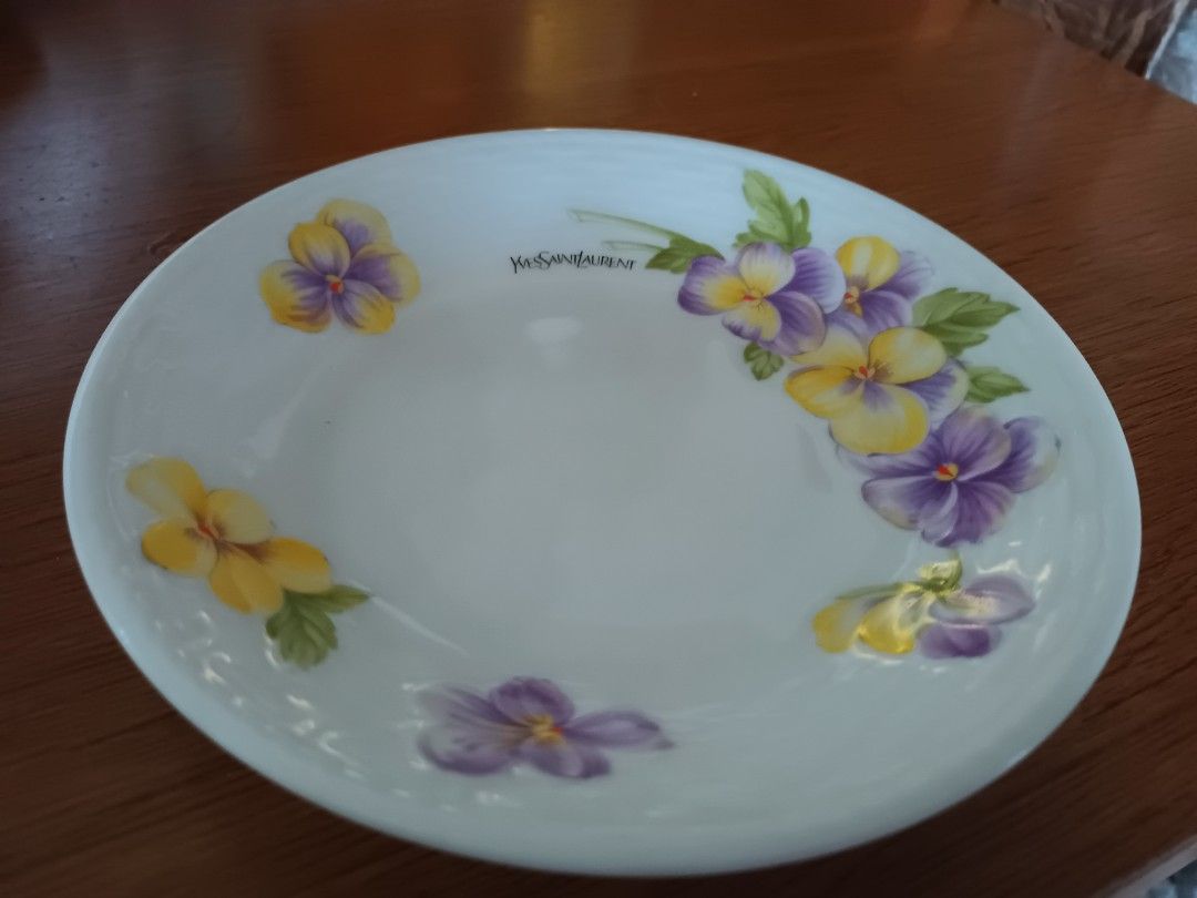 YSL 16.5cm Salad/Dessert Plate (Category: Dinnerware & Cutlery) located in Polangui. Submitted by cornerbags_shoes (Listing ID 1276580950, Image 1). Description: 16.5cm diameter only 1 piece available no original box.